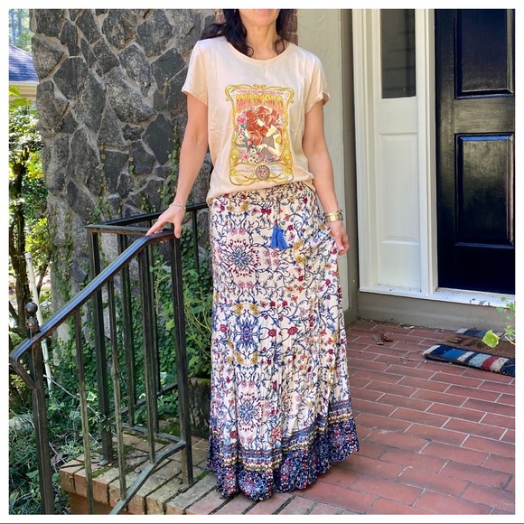 ✨LAST ONE✨Boho Gypsy Chic Maxi skirt - Picture 3 of 8